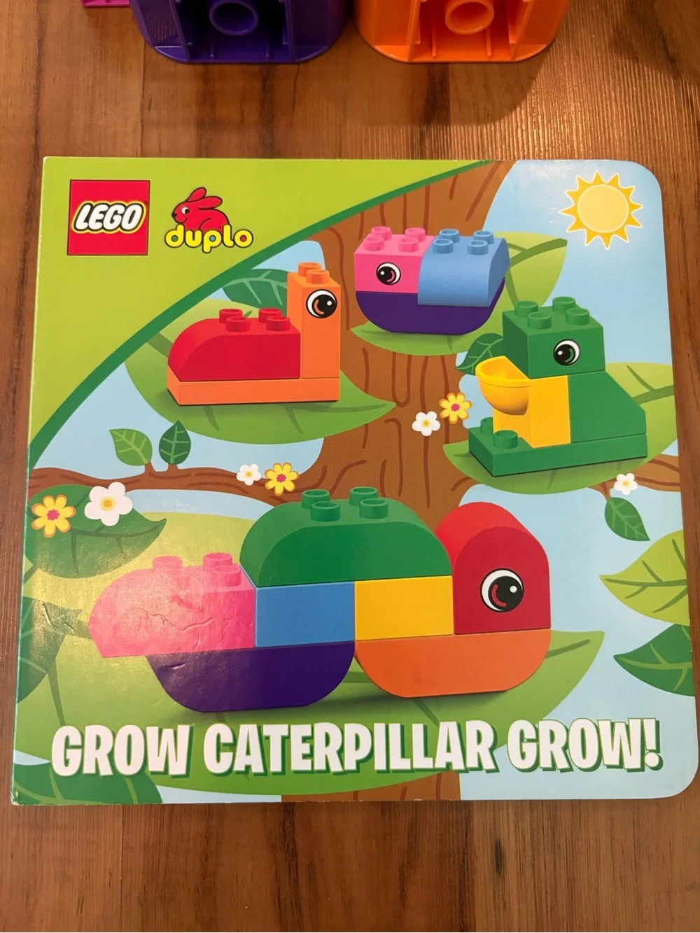 Lego Duplo Grow Caterpillar Grow Blocks and Book